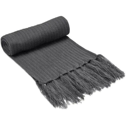 Nebraska Acrylic Scarf Grey Unbranded